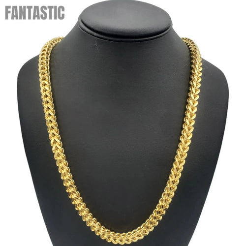 14K Gold- Hollow Franco Chain