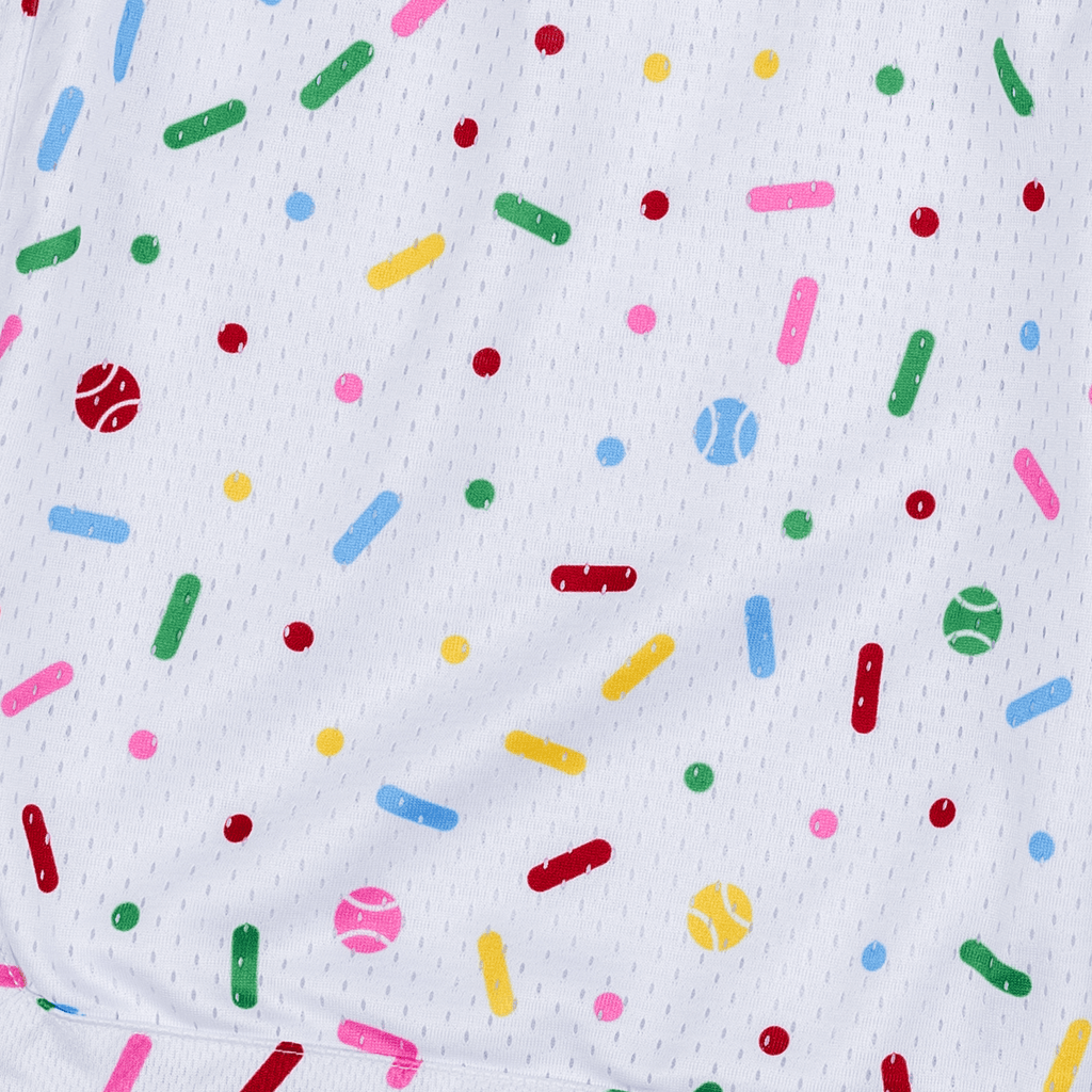Sprinkles and Seams Mesh Lifestyle Baseball Shorts