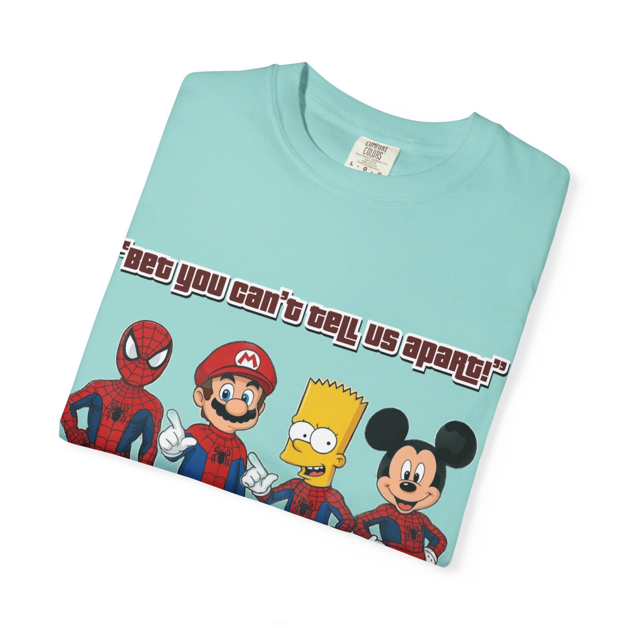 Funny Guess Cartoon Tribute Unisex T-Shirt, Fun Graphic Tee, Perfect Gift for Kids & Adults, Family Bonding, Birthday, Casual Wear