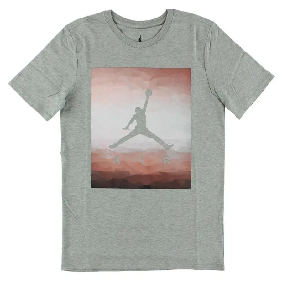 Jordan Fractal Fade Mens Active Shirts & Tees Color: Grey  100% Authentic