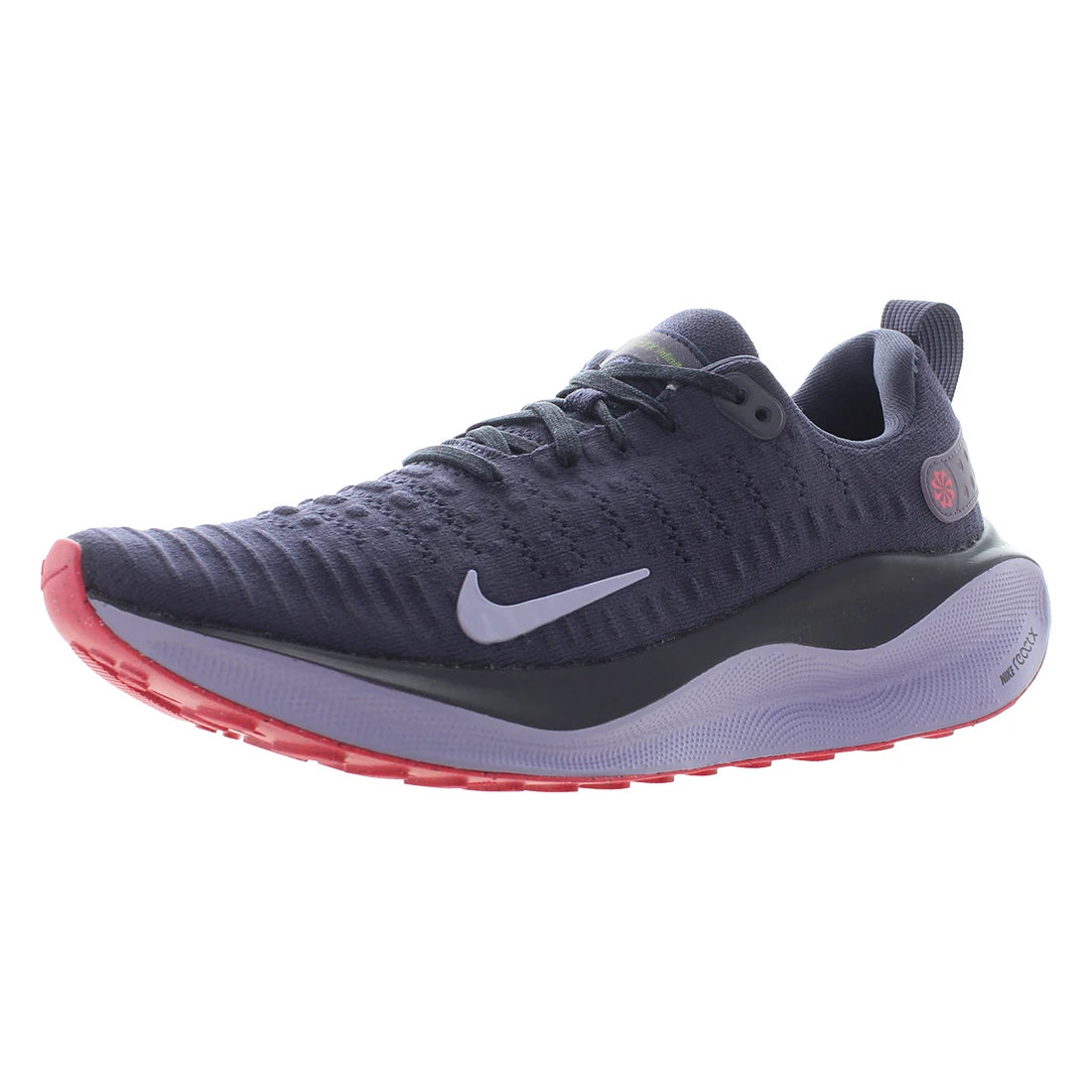 For Reactx Infinity Run 4 Unisex Athletic Shoes in Dark Raisin/Hydrange for Spring/Summer Trail Running EVA Mesh TPU