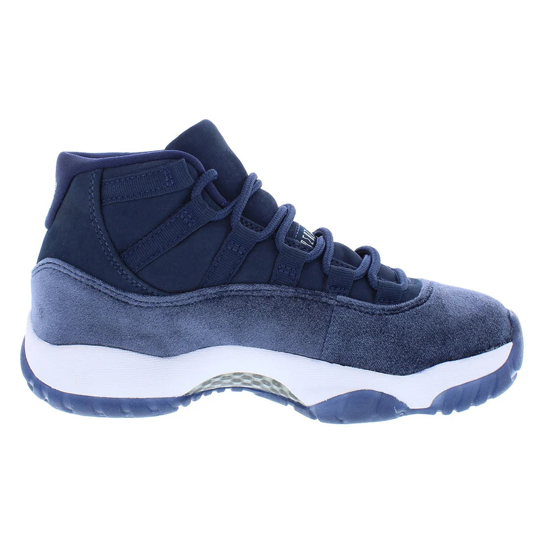 For for Air for 11 Retro Womens Shoes Model MSS-AR0715441 Color Midnight Navy/Metallic Silver 100% Authentic