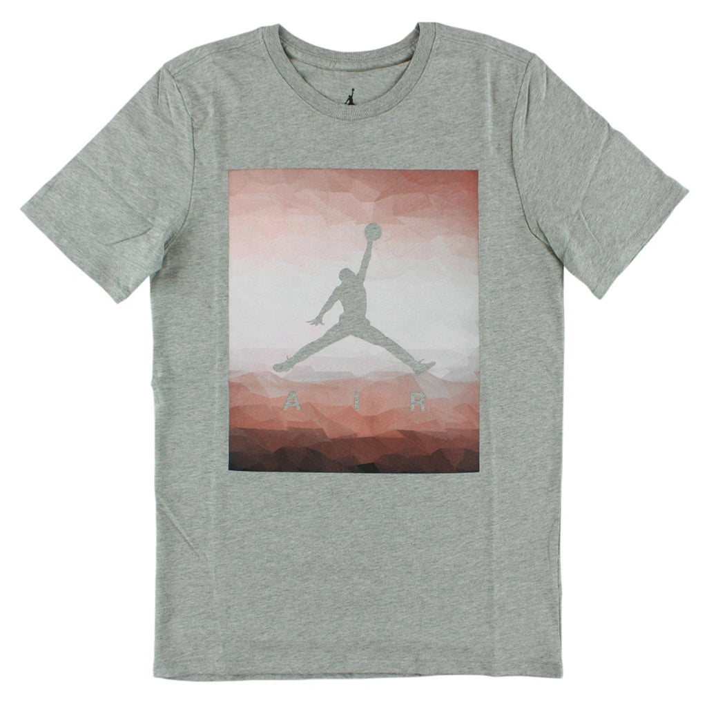 Jordan Fractal Fade Mens Active Shirts & Tees Color: Grey  100% Authentic