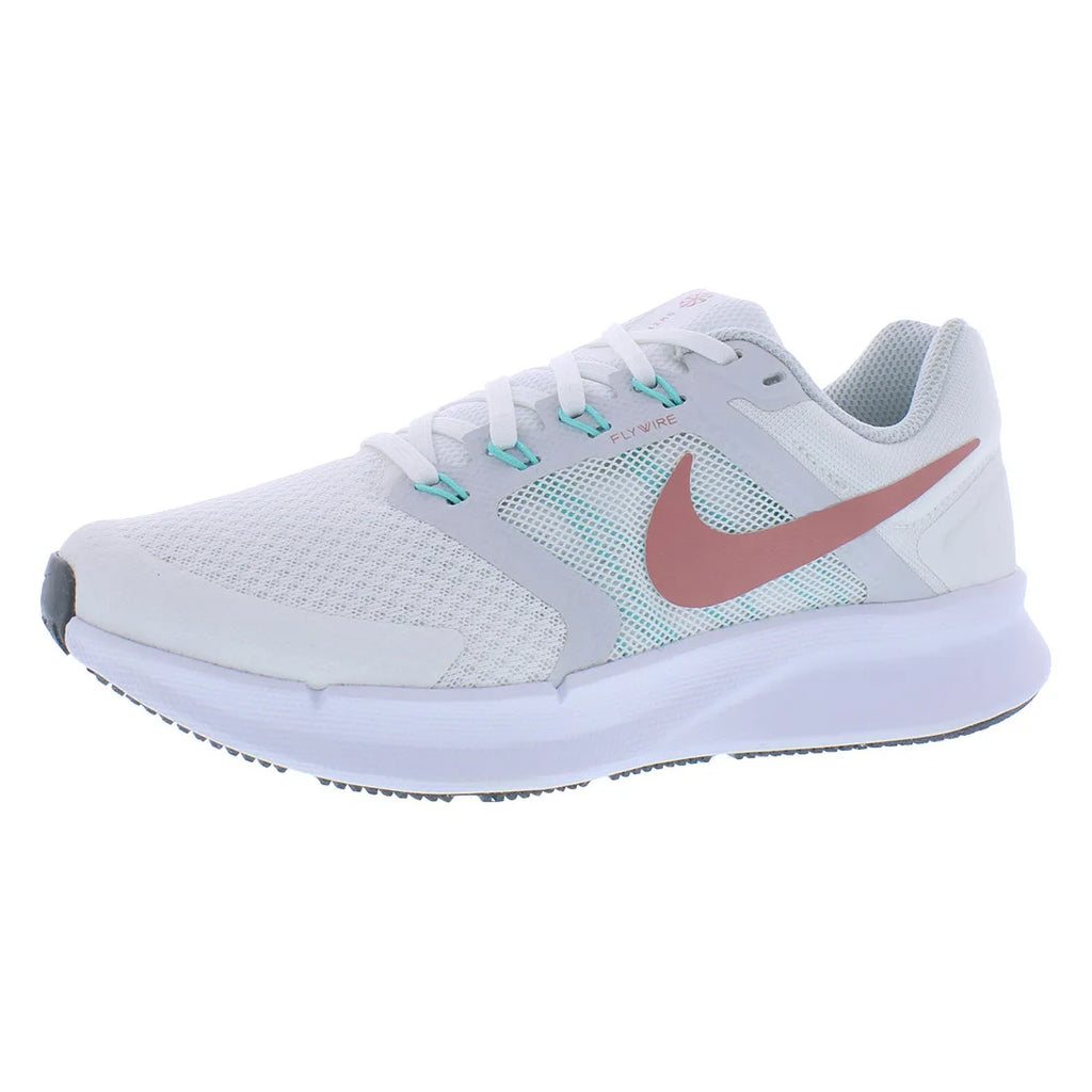 For Women's Run Swift 3 Sports Shoes DR2698104 in Summit White/Red Stardust EVA Insole Lace-Up Closure for Summer/Spring/Autumn