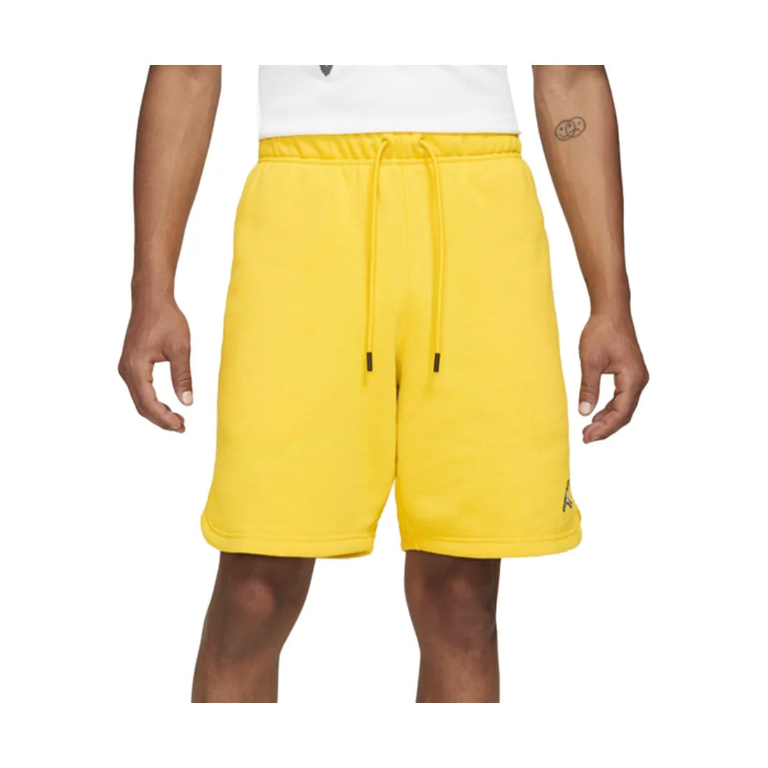 Jordan M J Ess Flc Short Mens Active Shorts Color: Sun Yellow  100% Authentic