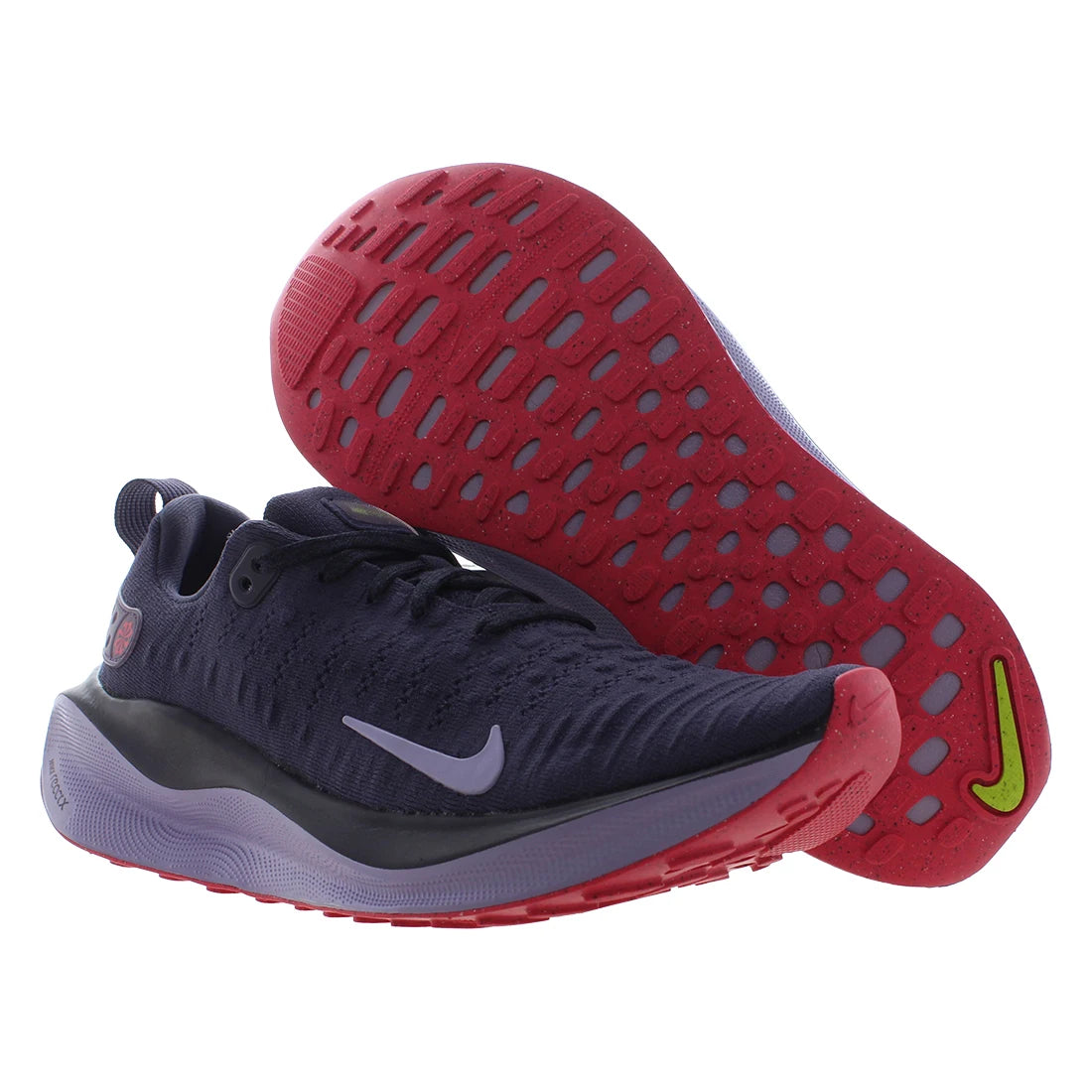 For Reactx Infinity Run 4 Unisex Athletic Shoes in Dark Raisin/Hydrange for Spring/Summer Trail Running EVA Mesh TPU