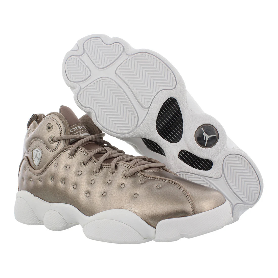 Jordan Jumpman Team Ii Se Girls Shoes Color: Sepia Stone/Sepia Stone/White  100% Authentic