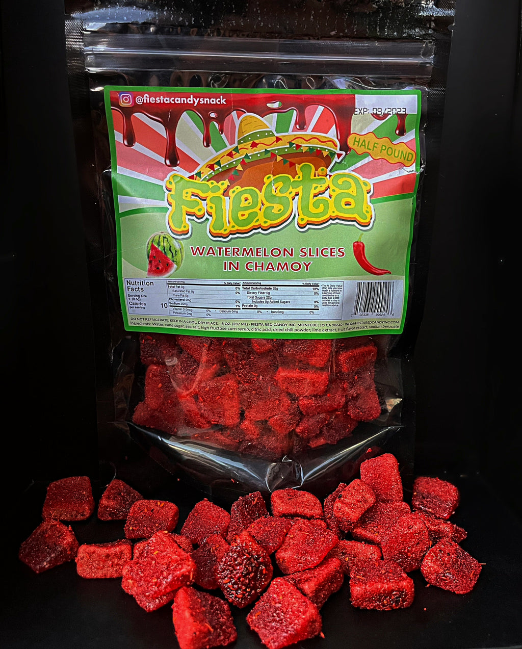 Fiesta Watermelon Slices in Chamoy: A Sweet and Spicy Adventure!