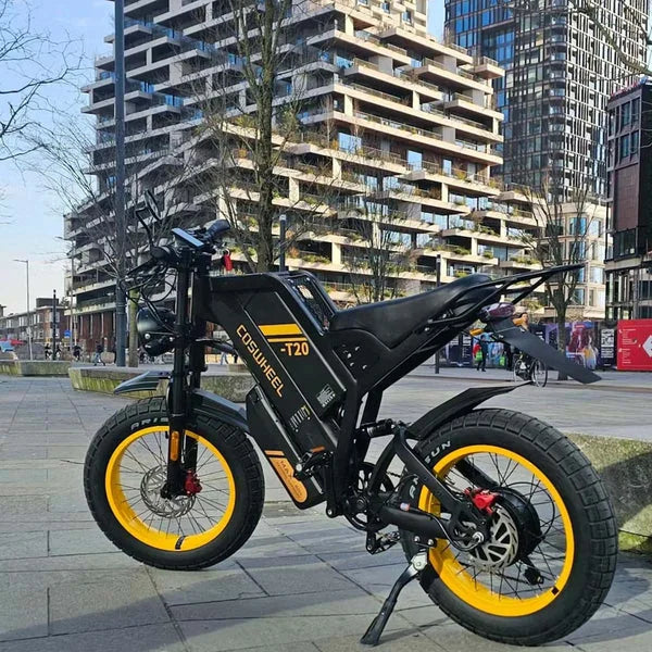 For COSWHEEL GT20 MAX Electric Bike Dual Motor 4000w 40AH Dual Battery Streetbikes for Dirt Mountain Riding EBike Dirt Bike