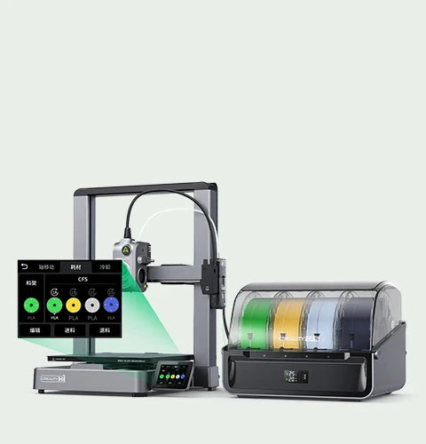 New Creality Hi Combo 3D Printer Model Multi-color Desktop 3D Printing With Intelligent CFS Fast Print Speed 500 Mm/s