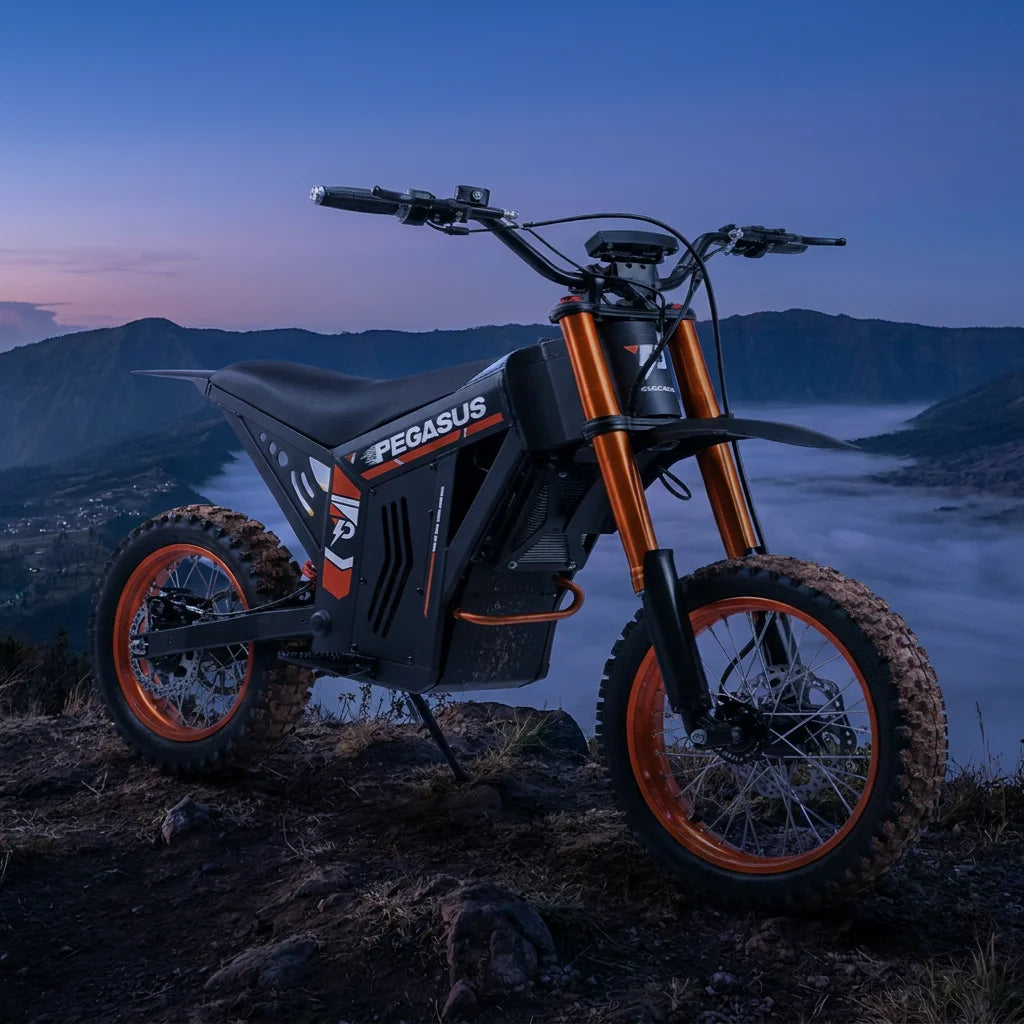 Factory Wholesale Low MOQ 48V 2000W Adult Orange Electric Dirt Bike Off-Road