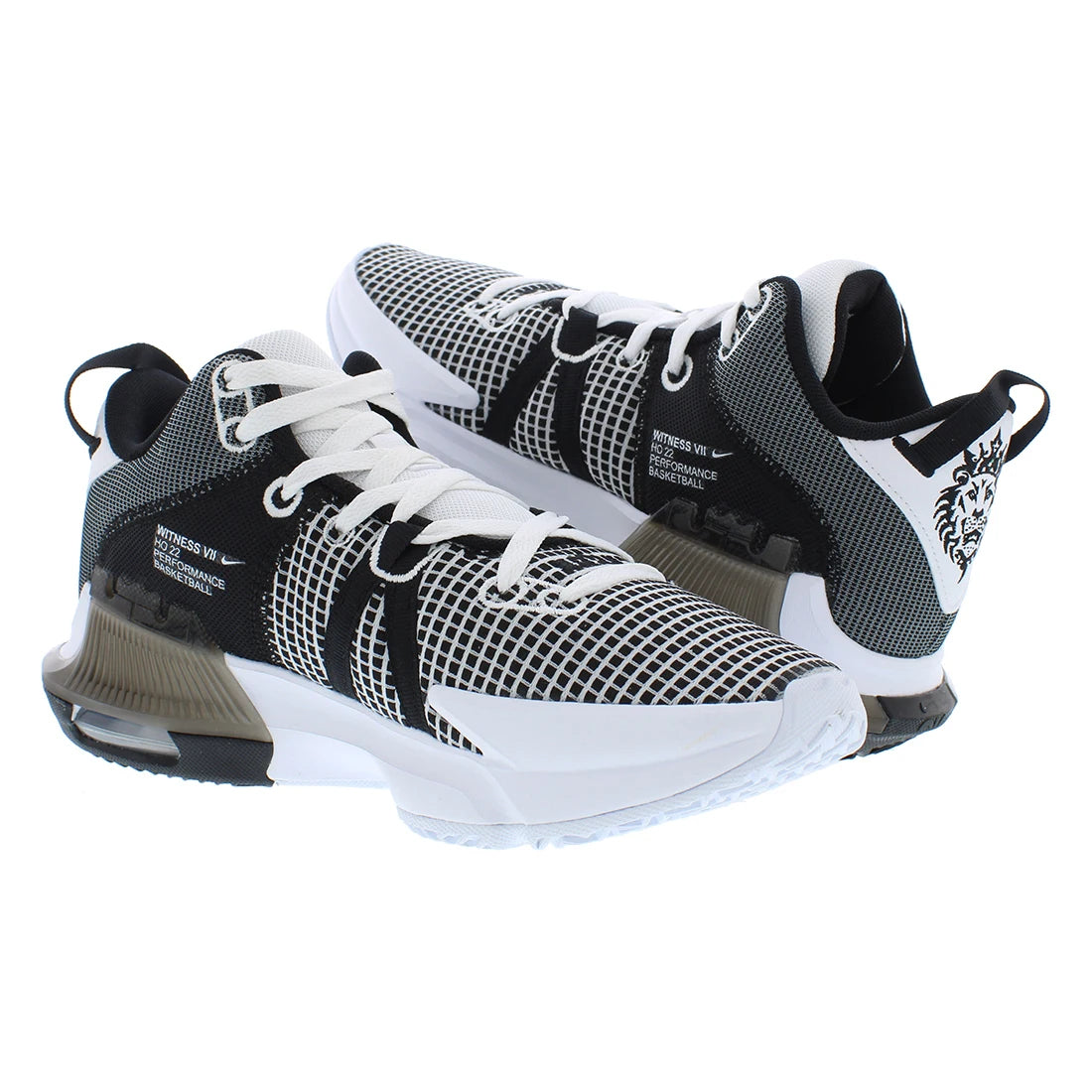 Vietnam Made Witness VII Men's Athletic Shoes White/Black Rubber Insole Summer Spring & Winter DM1123100 | 100% Authentic