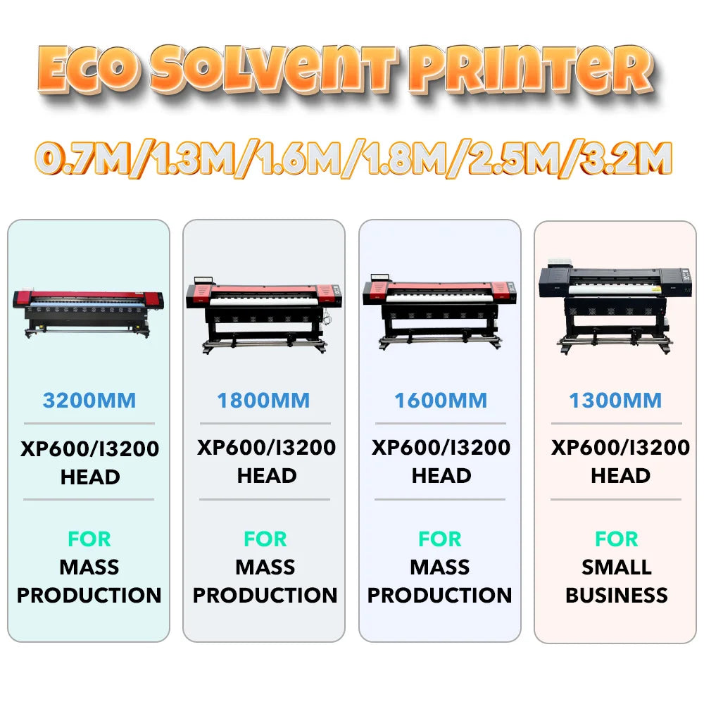 70cm Eco Solvent Printer Sublimation Heat Transfer T-shirt Inkjet Printer Small Size Vinyl Canvas Poster Plotter