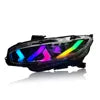 DK MOTION Hot Selling Car Accessories RGB Front Light for 2016-2021 Honda 10th Civic Sedan Hatchback Si Type R Styling Headlamp