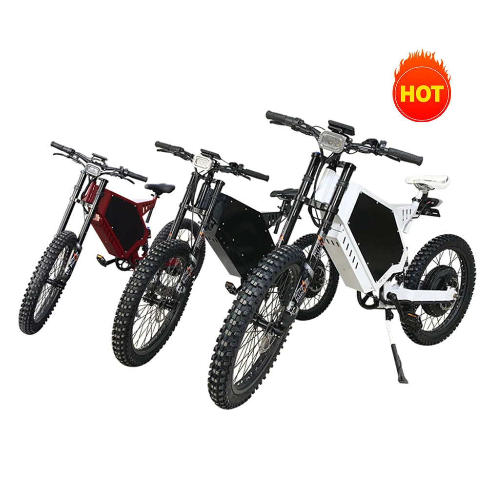 US Stock Steal Bomber 15000W Enduro Ebike Electric Dirt Bike 8000w 12000w Electric Electric Mountain Bicycle E-bike Long Saddle