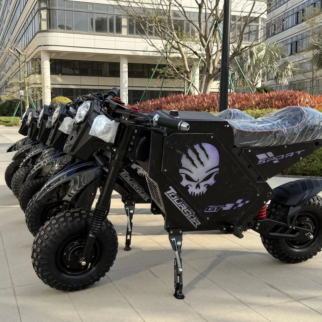 Free Shipping  GT-M10 10000W72V50AH Battery with 150 km Range NFC Electric Scooter Equipped with 14 Inch Off-road Tires