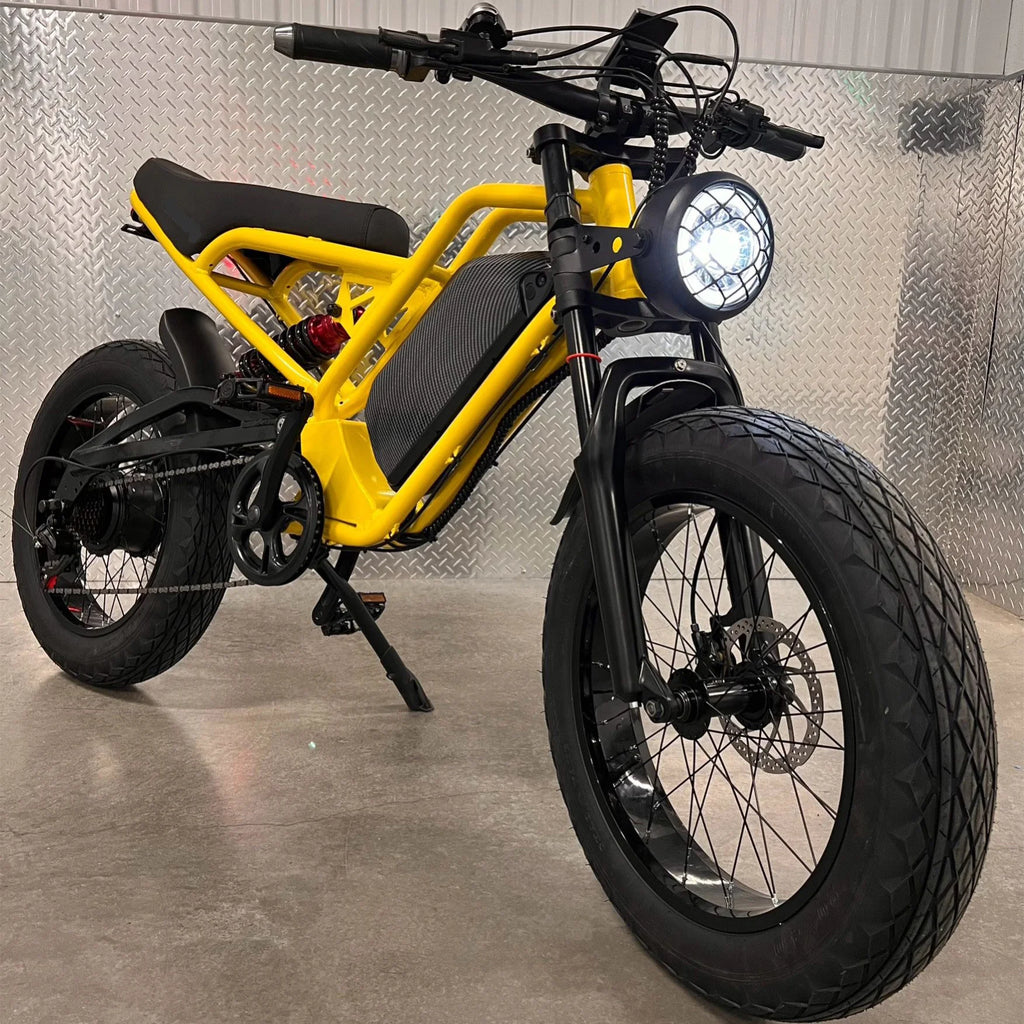 Ready Stock Electric Bike Fatbike 45km/h Aluminum Alloy Bicycle Fat Tire E-bike Urban Adult 750w 20inch 48V Fast Charge E-bike