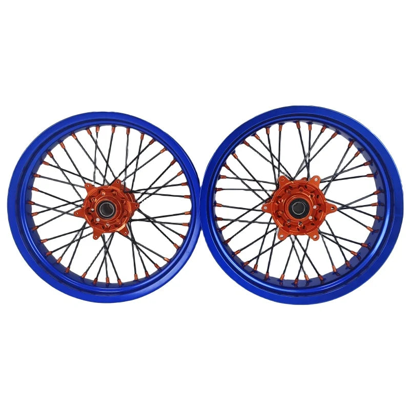 Hot Style Fit YZ/YZF 250/.450 2014-2024 16/17 Inch Wheels Set Motorcycle Supermoto Dirt Bike Wheels