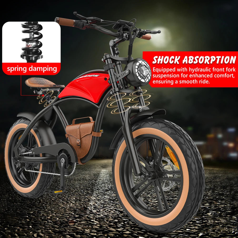 Electric Mountain Bike Hidoes B10 48V 1000W Motor 13ah Battery Long Range Fat Tire E Bike Electric Bicycle E City Ebike