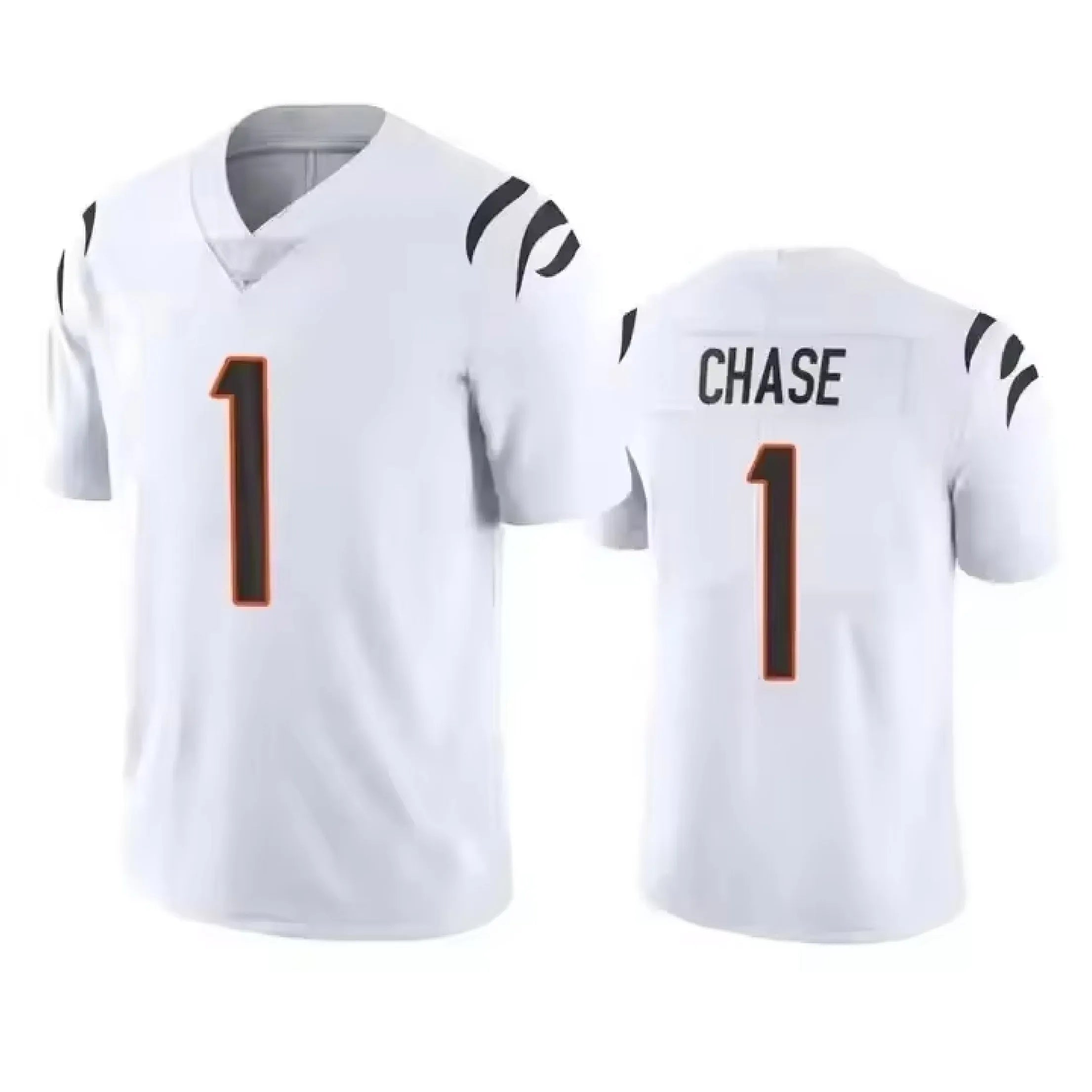 Men's CIN Team Football Jerseys 9 Joe Burrow 1Ja'Marr Chase 2 McPherson Stitched American Football Game Limited Jersey Shirts