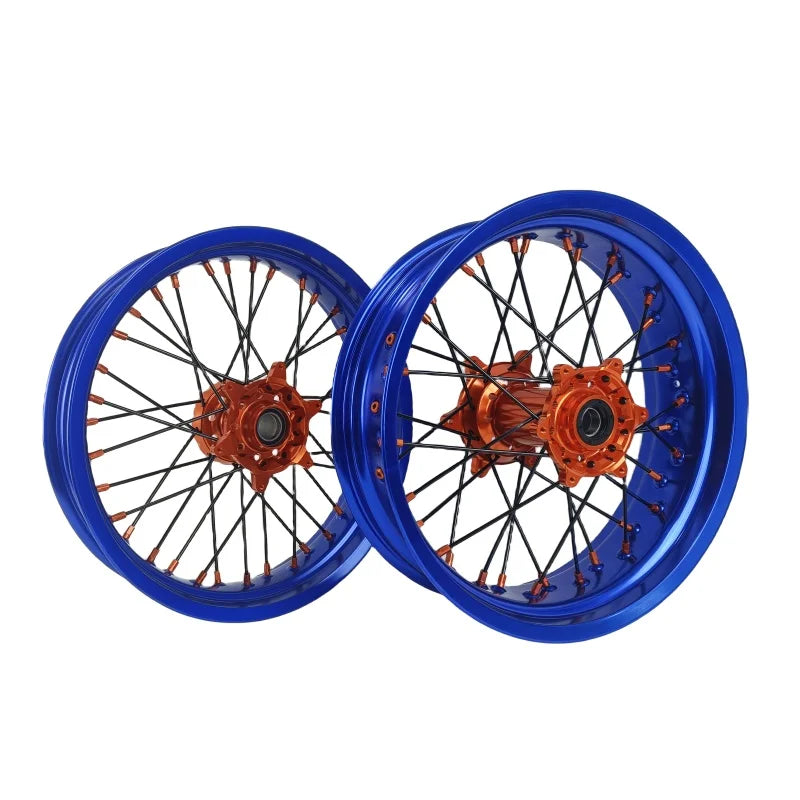 Hot Style Fit YZ/YZF 250/.450 2014-2024 16/17 Inch Wheels Set Motorcycle Supermoto Dirt Bike Wheels