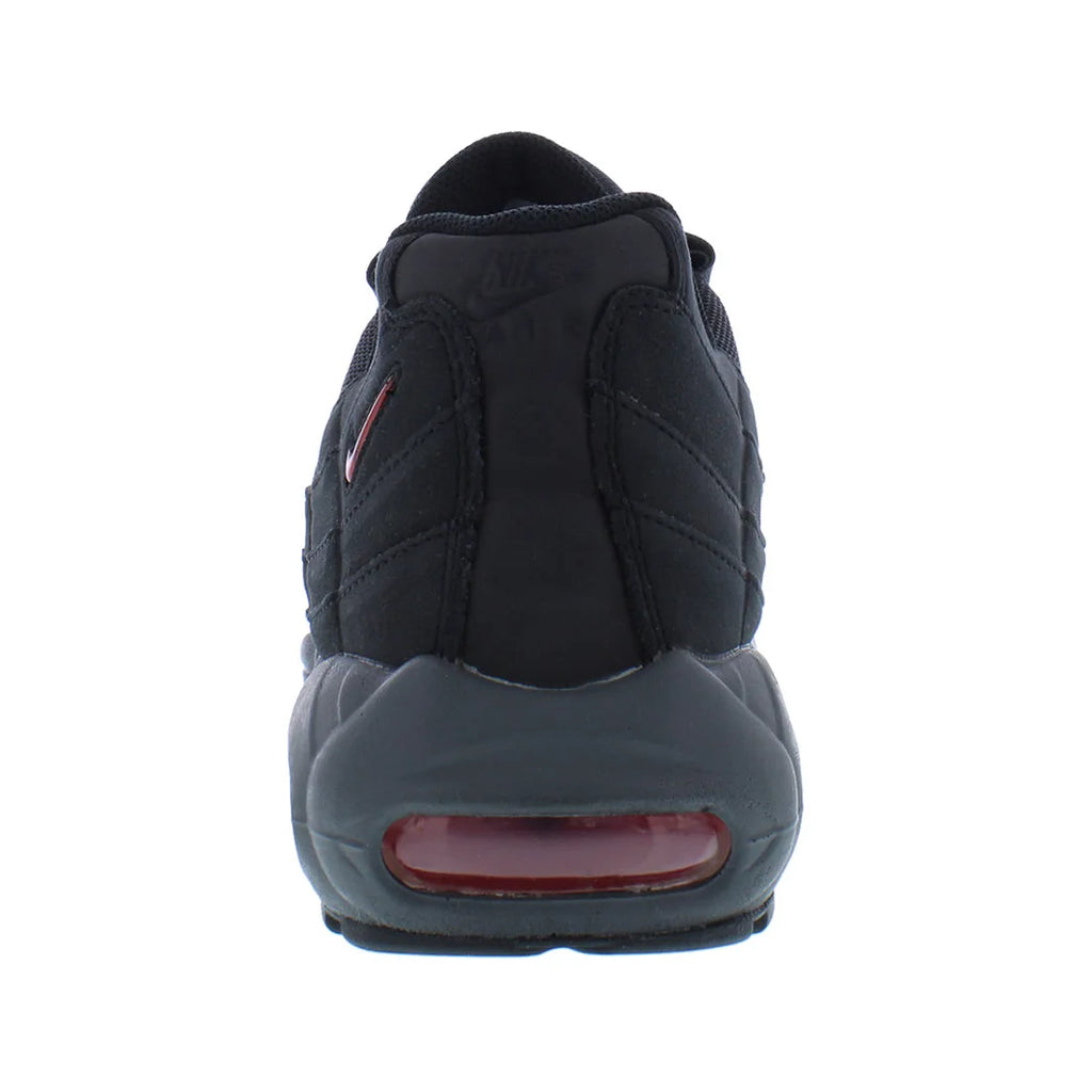 For for 95 Men's Athletic Shoes Black/University Red/Dark Grey Trail Spring Summer Season | 100% Authentic Made Vietnam