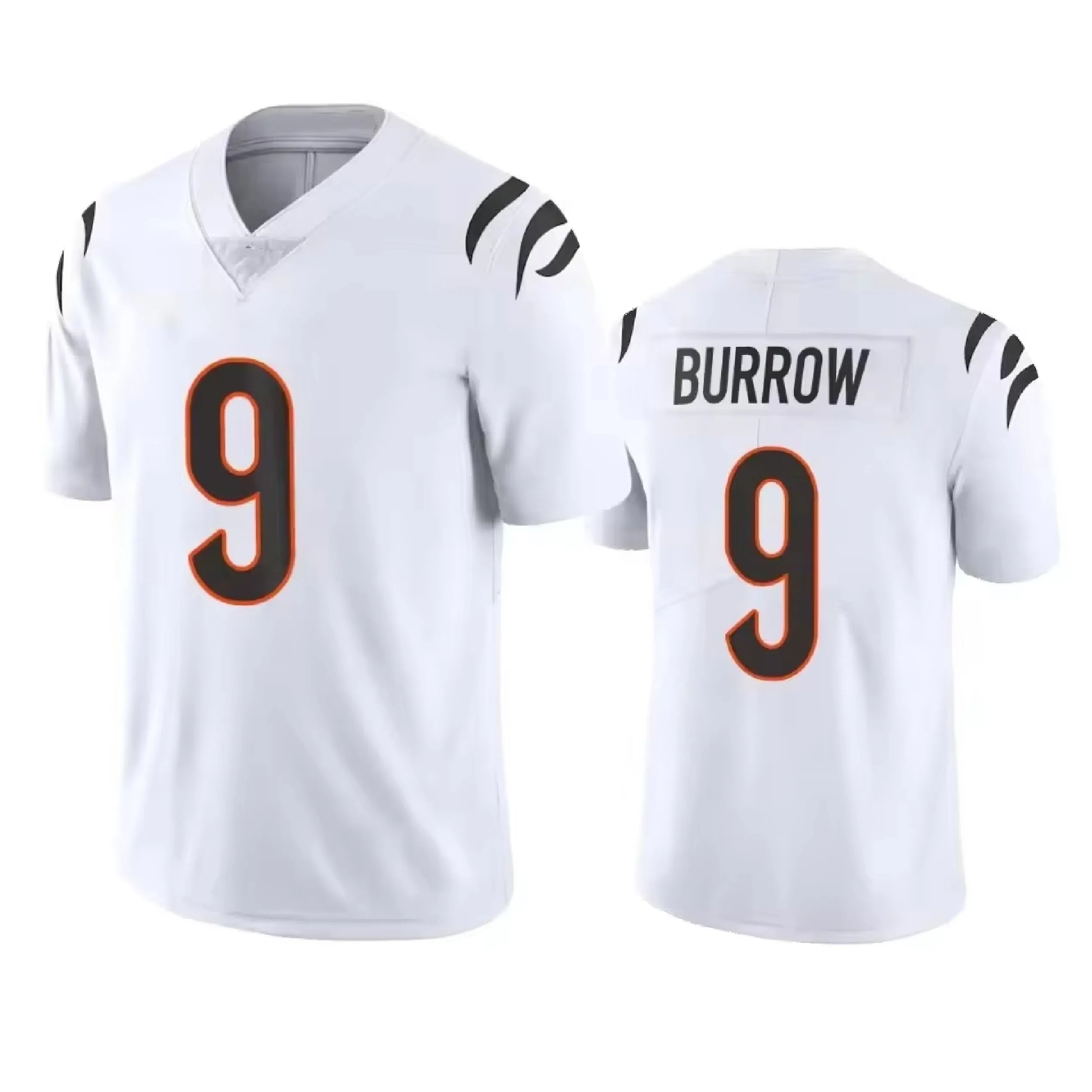 Men's CIN Team Football Jerseys 9 Joe Burrow 1Ja'Marr Chase 2 McPherson Stitched American Football Game Limited Jersey Shirts