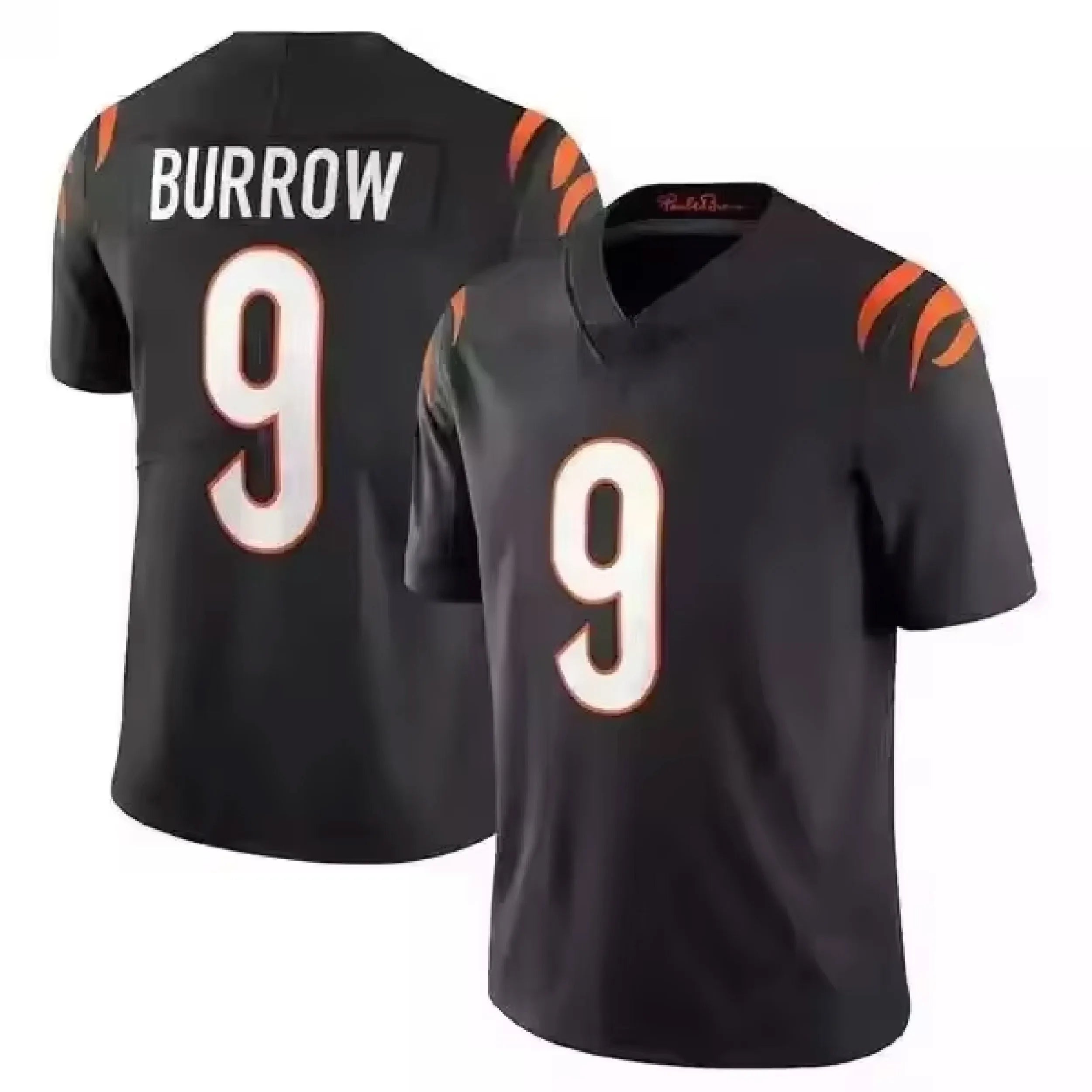 Men's CIN Team Football Jerseys 9 Joe Burrow 1Ja'Marr Chase 2 McPherson Stitched American Football Game Limited Jersey Shirts