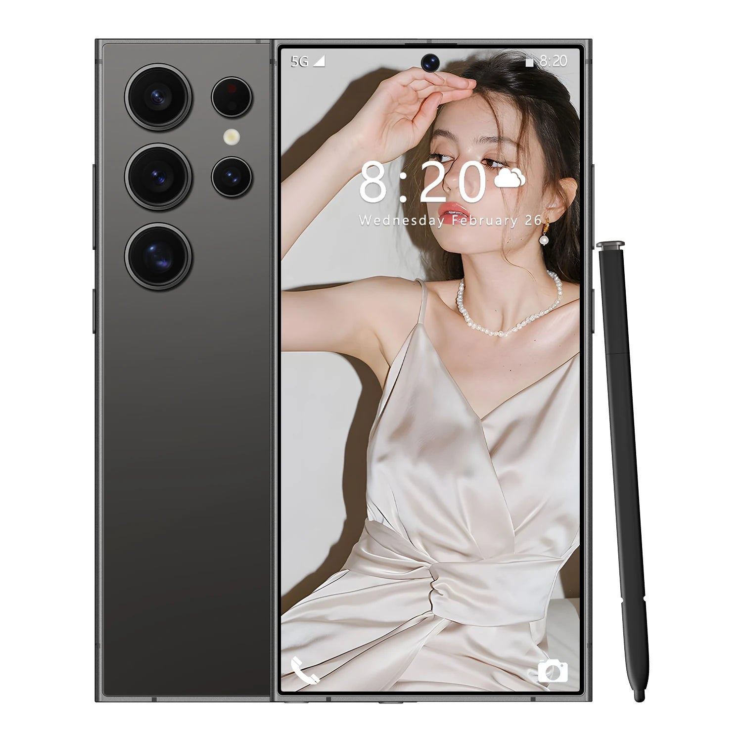 SmartPhone 5G 2024 S24 Ultra16+1TB Mobile Phone Cell Gaming Phone Screen Dual SIM Deca Core 8000mAh 4G/5G Dual SIM