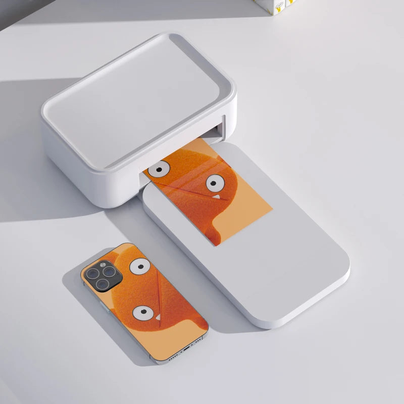 Mobile Skin Printer Printer Digital Instant Pocket Smartphone Mini Photo Printers Near Me for Mobile Phone 15 3D Printing Skin