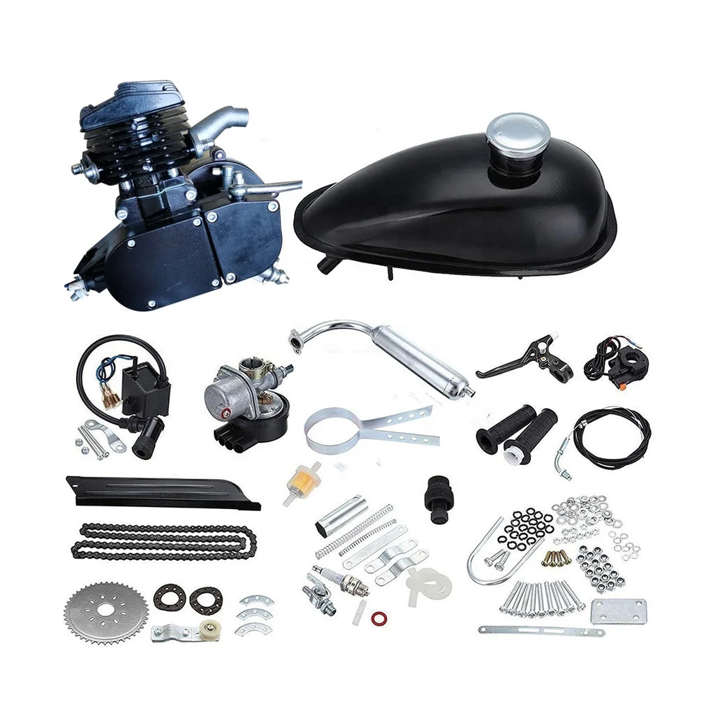 Hotsales Gas 48cc 49cc 50cc 66cc 80cc 100cc Petrol Bike Motor 2 Stroke Bicycle Engine Kit