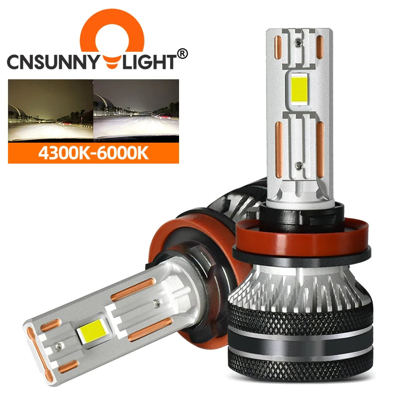 Faro Led Headlight Auto Lighting System 140W 50000LM Turboes H7 Lamp Led Luz Luces Faros Automotriz Canbus Auto Led Headlight