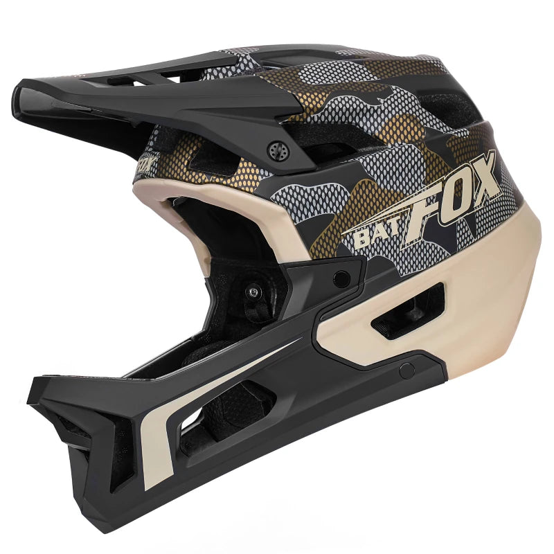 CPSC ASTM F1952 EN1078 CE Approved Full Face Dirt Bike Helmet with Double Visors MTB Mountain Bike Design LA015-109