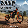 Factory Wholesale Low MOQ 48V 2000W Adult Orange Electric Dirt Bike Off-Road