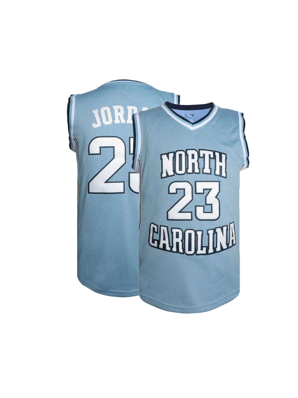 Men's Multi-colored Skyblue Basketball Jerseys, Knit Fabric, Breathable Stitched Casual Sports Shirt