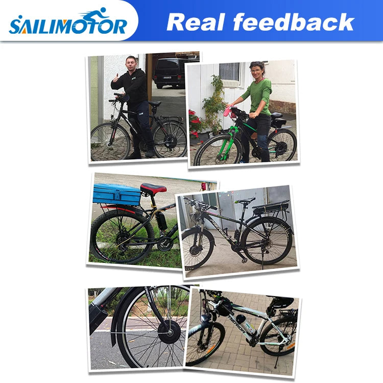 OEM ODM Sailimotor High Power 3000W E Bike Conversion Kit Optional 72v 30ah Battery for 26 27.5 29 Inch MTX Rims