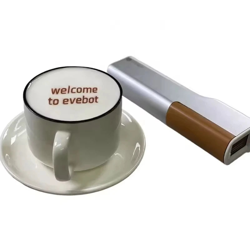 PrintPen Ready to Ship 2022 4 Cups Coffee Printer 3d Printing Latte Can Print Any Photo Selfie Art for Cafe Restaurant
