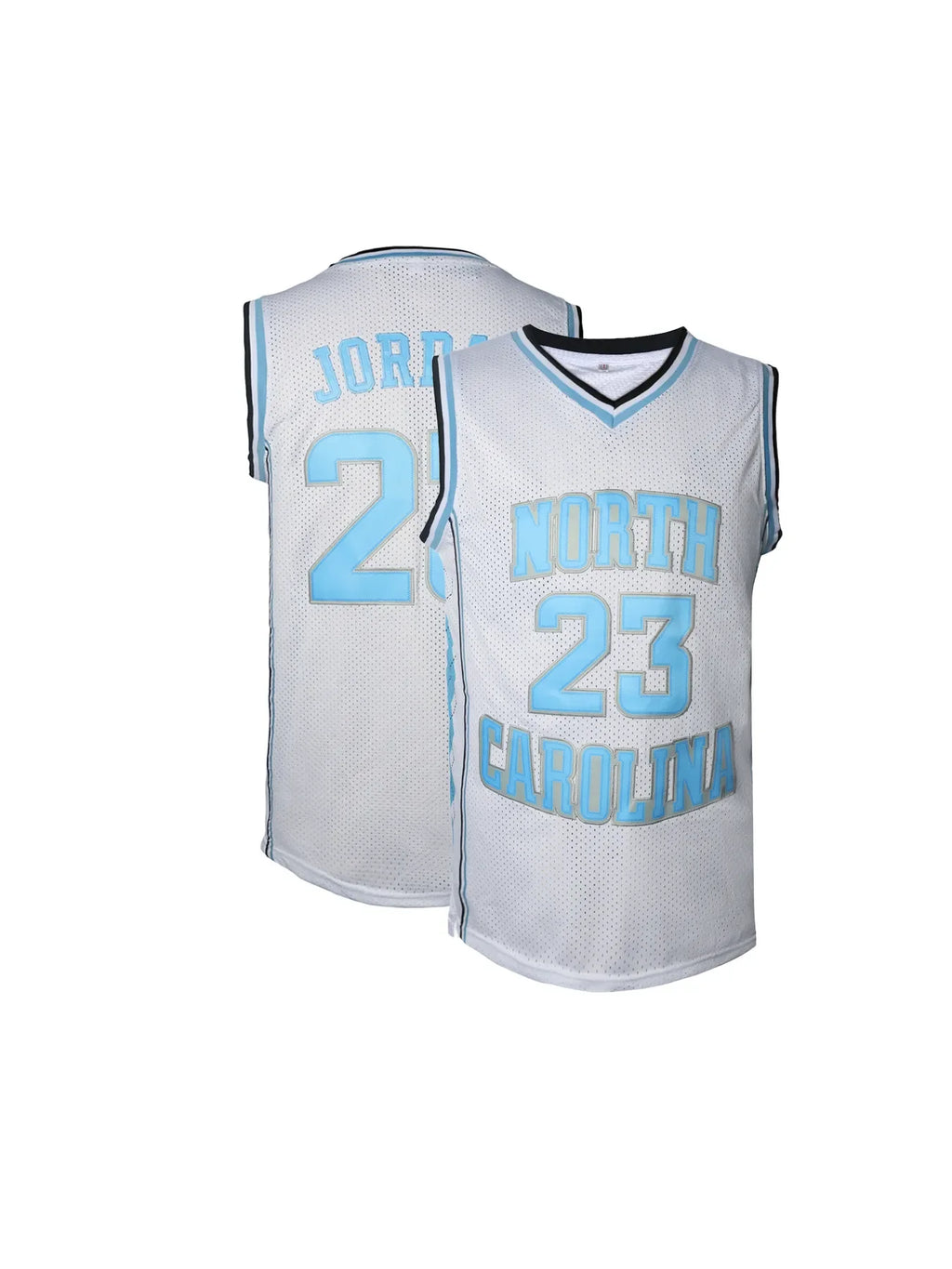 Men's Multi-colored Skyblue Basketball Jerseys, Knit Fabric, Breathable Stitched Casual Sports Shirt