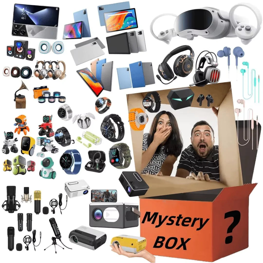 Electronics 3C Lucky Mystery Box Blind Box 100% Surprise High Quality Mistery New Christmas Gift Novelty Random Item Mystery Box