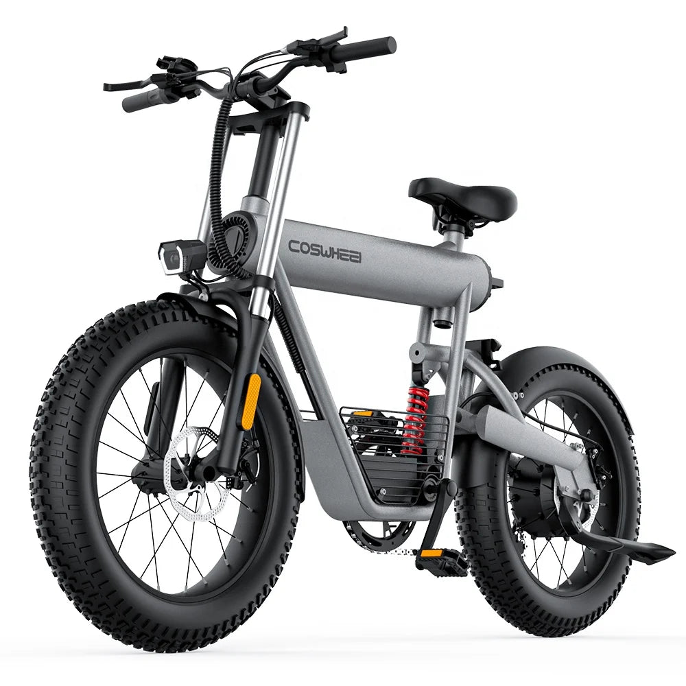 COSWHEEL T20 E Bicycle Electric Bike for Adults 500W 1000W 1500W Motor 45km/h Fast Speed Bike With Seat
