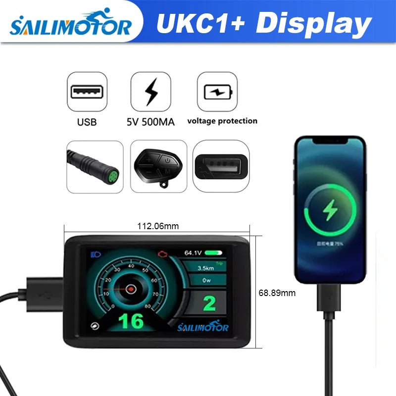 OEM ODM Sailimotor High Power 3000W E Bike Conversion Kit Optional 72v 30ah Battery for 26 27.5 29 Inch MTX Rims