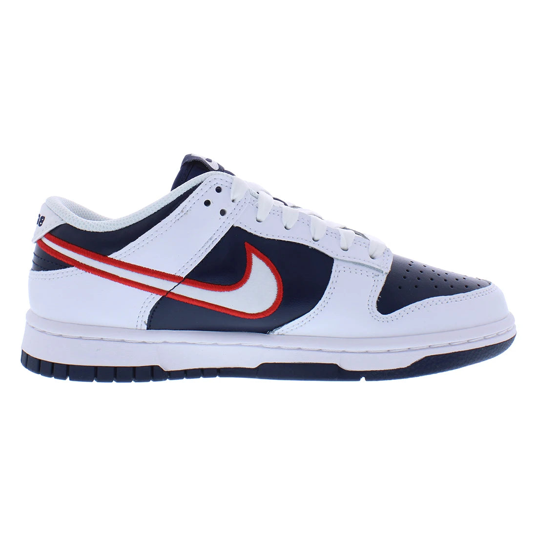 For Women's Dunk Low Premium Shoes Vietnam Made Model MSS-DZ2780100 White/University Red/Obsidian Crystal Craft Design | 100%