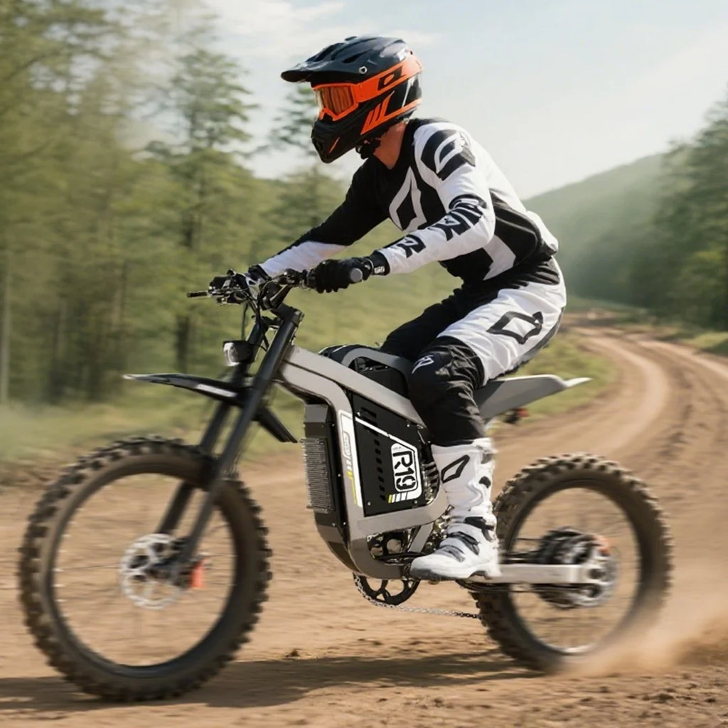 Drop Shipping High-Speed 50mph Electric Dirt Bikes with 100km Range 72V 40Ah Electric Mountain Bikes Off Road E-bikes
