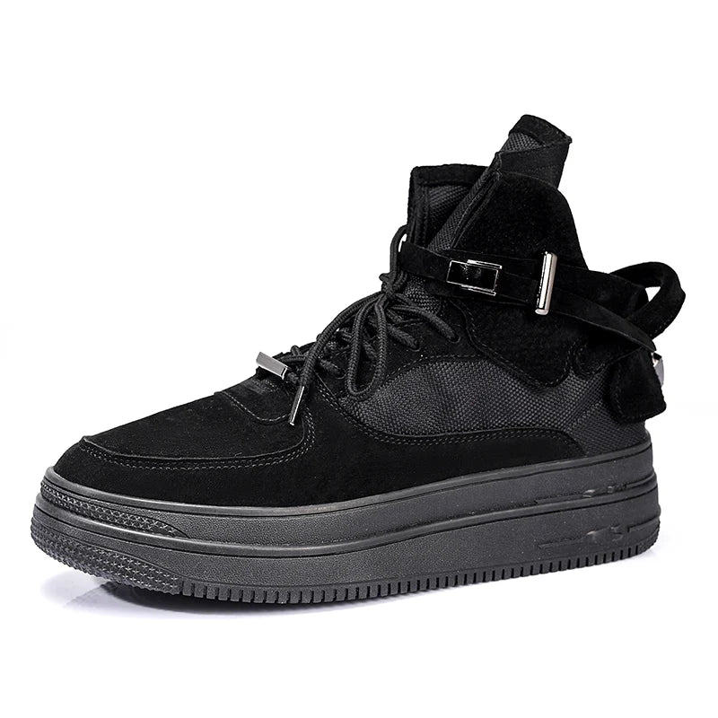 2023 Brand Logo Custom Designer Man Fashion Sports Sneakers Thick Sole High Top Skateboarding Shoes for Men