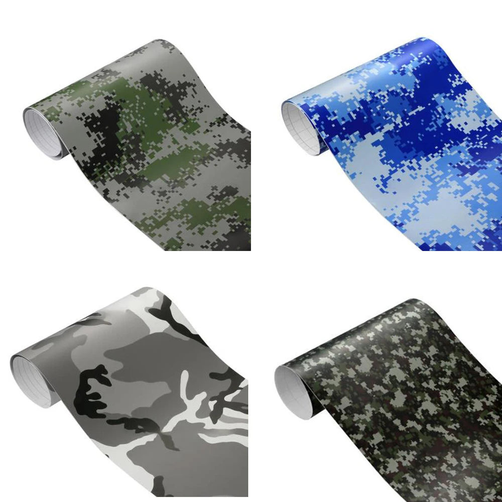 NEWAY 30X150CM Digital Design  Camouflage Car Anime Decorative Vinyl Sticker Camo SUV Motorcycle Vinyl Wrapping Film