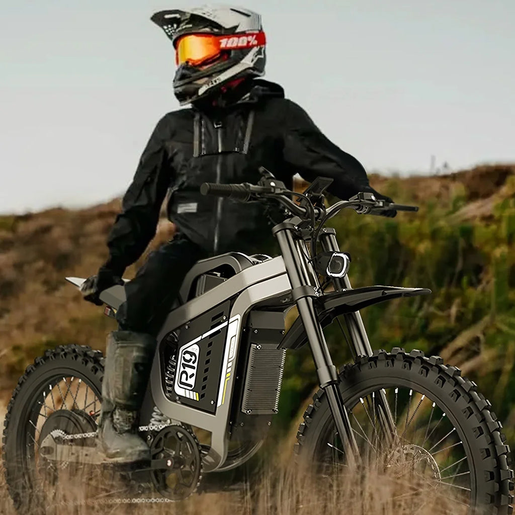 Drop Shipping High-Speed 50mph Electric Dirt Bikes with 100km Range 72V 40Ah Electric Mountain Bikes Off Road E-bikes