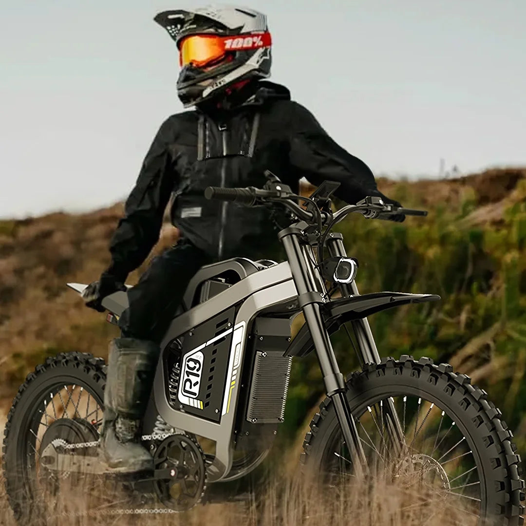 Drop Shipping High-Speed 50mph Electric Dirt Bikes with 100km Range 72V 40Ah Electric Mountain Bikes Off Road E-bikes
