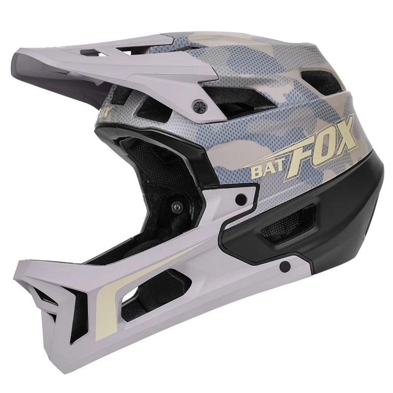 CPSC ASTM F1952 EN1078 CE Approved Full Face Dirt Bike Helmet with Double Visors MTB Mountain Bike Design LA015-109