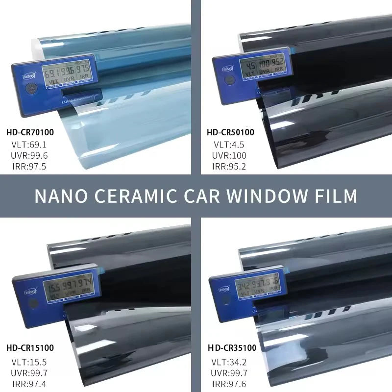 Removable Car Window Wrapping Electric Black Smart Car Tint Window Protecting Glass Raping Wrap Vinyl Film for Car Window Tint
