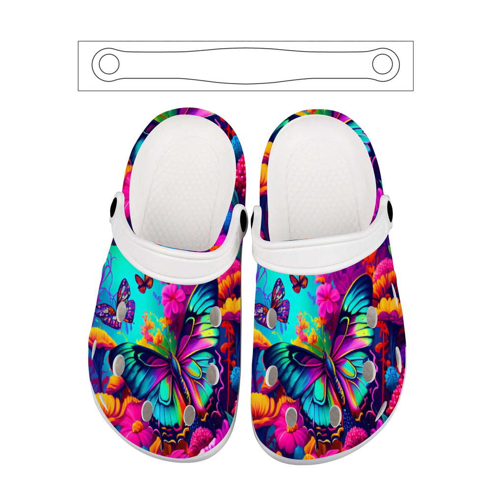 Custom Six Seven Print Platform Garden Shoes Waterproof Clogs Mules Shoes Cartoon 67 Clogs Ladies Garden Shoes for Outdoor